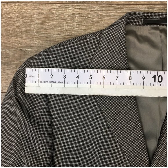 Arnold Brant Mens Blazer Sport Coat Casual‎ Jacket Size 44R Wool Bamboo Suit - Picture 9 of 13